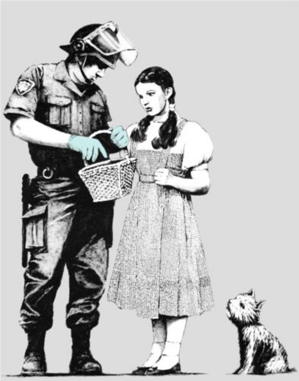 stop and search Banksy